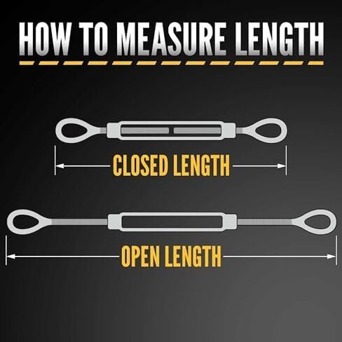 US Cargo Control 3/4 Inch x 6 Inch Eye and Eye Galvanized Turnbuckle, Working Load Limit 5,200 Pounds, 2 Pack, Uses: Tower, Suspension, Tensioning in Saudi Arabia