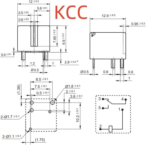 1pc CA-24ZS (KCC-24V-40A) Relay pins in Saudi Arabia