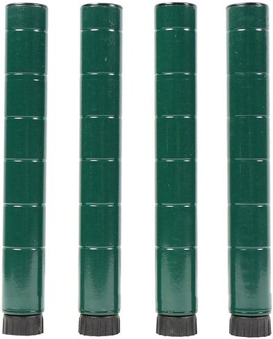 74 بوصة ح أعمدة رفوف سلكية من الإيبوكسي الأخضر | حزمة من 4 مشاركات | NSF التجارية الثقيلة | in Kuwait