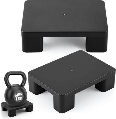 2 Pack Plastic Dunnage Rack, 15.75" L x 11.81" W x 4.72" H, Heavy Duty 600+ lb Floor Storage Platform, Commercial Dunnage Rack for Restaurant, Warehouse & Multi-Purpose Use in Saudi Arabia