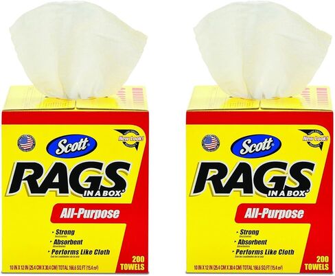 قطعة قماش من كيمبرلي كلارك سكوت 75260 في صندوق XDznk، أبيض، صندوقين يحتويان على 200 منشفة ufGXl in Kuwait