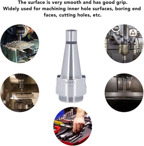 B Head Arbor 1 1/2 18UNF، محول قضيب توصيل كوليت من الفولاذ عالي الكربون، أداة B لآلة المخرطة، شجرة رأس B دقيقة مع صندوق تخزين لـ in Kuwait