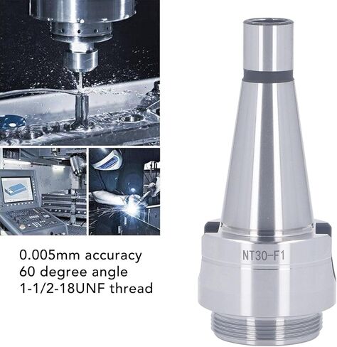 B Head Arbor 1 1/2 18UNF، محول قضيب توصيل كوليت من الفولاذ عالي الكربون، أداة B لآلة المخرطة، شجرة رأس B دقيقة مع صندوق تخزين لـ in Kuwait