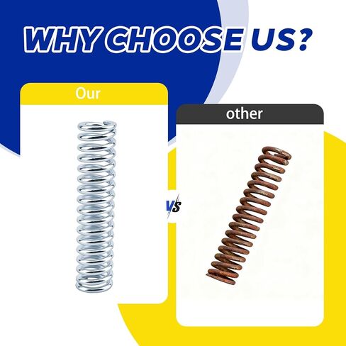 9732 نابض ضغط، نابض ضغط ميكانيكي، 0.148 GA × 15/16 بوصة × 4 بوصة للاستخدام في مجموعة متنوعة من التطبيقات والأجهزة والسيارات والأدوات والأجهزة الميكانيكية والمزيد (4 قطع) in Kuwait