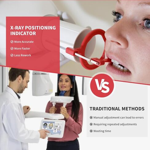 PER4MANCE Dental X-Ray Aiming Rings, Each Pack of 5, Red & Yellow, Fully Autoclavable in Kuwait