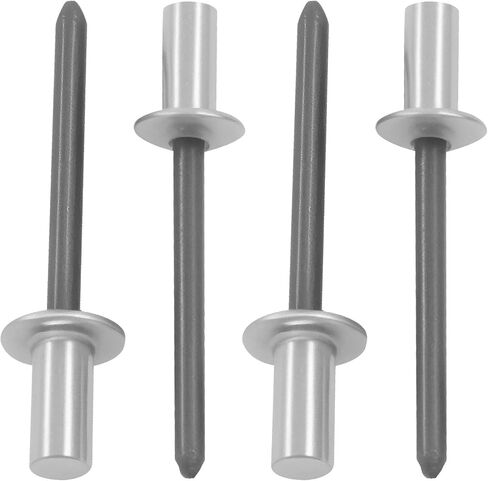 60pcs 3/16" x 3/8" Closed End Aluminum Blind Rivets with Steel Mandrel, 4.8 x 10mm Pop Rivets in Saudi Arabia