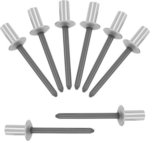 60pcs 3/16" x 3/8" Closed End Aluminum Blind Rivets with Steel Mandrel, 4.8 x 10mm Pop Rivets in Saudi Arabia