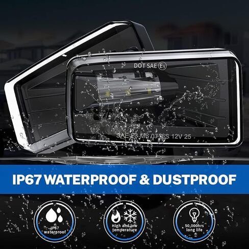 Z-Up-Offroad New LED LED LIDE LIGHTS مصابيح القيادة المصد لعام 2007-2014 Silverado 2007-2015 Suburban Tahoe 2007-2013 Avalanche GMC Yukon Pick Up Truck-Black in Kuwait