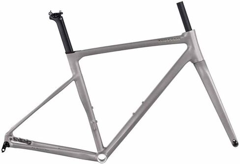 700c Road Bike Frameset 41cm 45cm 48cm 51cm 54cm Aluminum Alloy Disc Brake Frame F12*100mm R12*142mm Thru-axle Frame with Carbon Fiber Fork Internal Routing BSA Bb68mm, Black, 41cm in Saudi Arabia