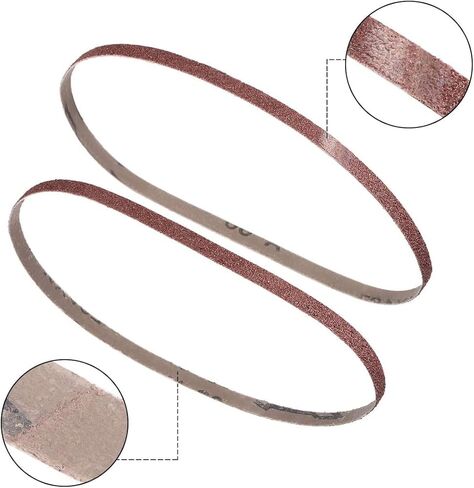 3/8 x 21 Inch Sanding Belt for Finishing Metal Drywall Polishing Sharpening 60 Grit 5pcs in Saudi Arabia