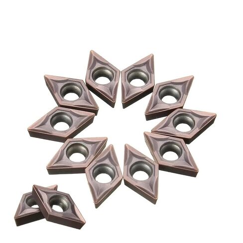 Carbide insertscarbide Inserts for Metal Lathe 10pcs DCMT070202 Carbide Inserts for SDJCR1010H07 Turning Tool Holder Lathe Tools in Saudi Arabia