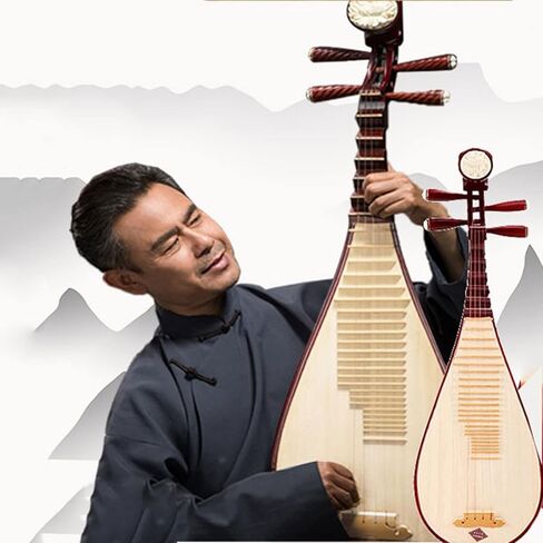 آلة صينية، عزف العود الصيني على آلة البيبا، إن الحرفية الرائعة لحرفيي البيبا ذوي الخبرة تنتج صوتًا ثلاثيًا واضحًا ورنينًا جهيرًا in Kuwait