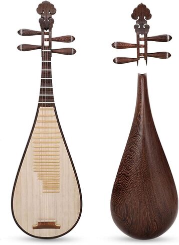 آلة صينية، عزف العود الصيني بيبا، حجم واضح وعالي الصوت، الآلات الوترية العرقية التقليدية مناسبة للمبتدئين in Kuwait