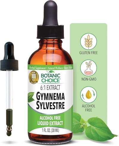 Gymnema Sylvestre-Liquid Extract, Alcohol Free, Gluten Free, Non-GMO, Helps Support Blood Sugar Levels Already in Normal Range-Dropper, Bottle- 1 oz 2 Pack in Saudi Arabia