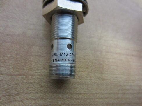 TURCK NI8U-M12-AP6X-H1141 (1644140)، 1 LED، 10-30 VDC، مقاس 12 مم، 4 دبابيس، نطاق 8 مم، حثي، M12 EUROFAST ذكر، غير قابل للتبديل، مفتوح بشكل عادي، خيط جزئي، PNP (مصدر)، مستشعر، ستاندارد، سترا in Kuwait