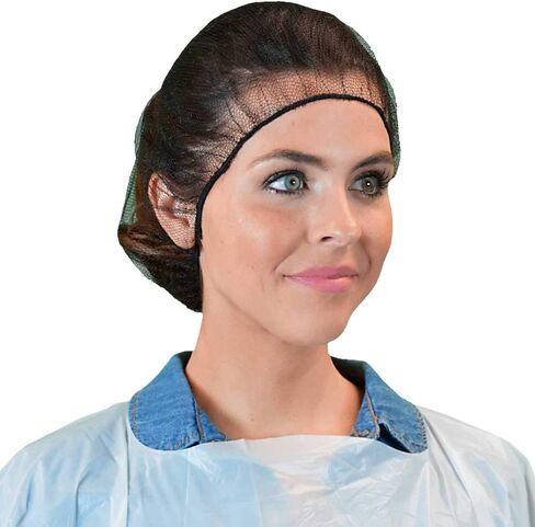 Disposable Hair Nets Food Service Nylon Caps Breathable Honeycomb in Kuwait