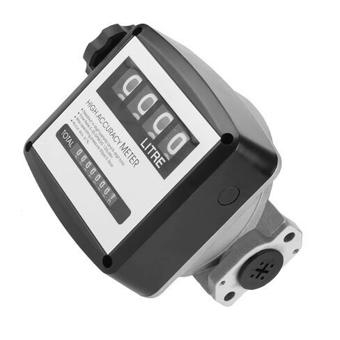 Igital Meter 1Inch Oil Mechanical Meter Aluminum Meter 4-Digital Batch Display Meter Fuel Transfer Gallon Meter in Saudi Arabia