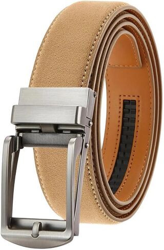 Men's Automatic Buckle Pu Leather Belt Fashion Alloy Classic Business Casual Jeans Belt in Saudi Arabia