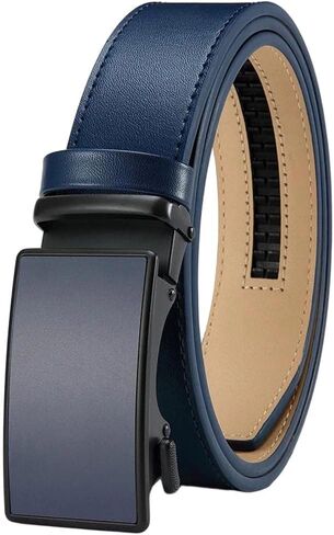 Men's Genuine Leather Automatic Buckle Belt Casual Jeans Business Cowboy Waistband For Women Men in Saudi Arabia