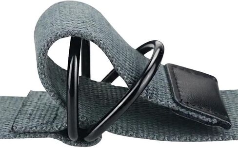 Men's Tactical Canvas Double D Ring Buckle Belt Unisex Casual Waistband For Jeans Fabric Outdoor in Saudi Arabia