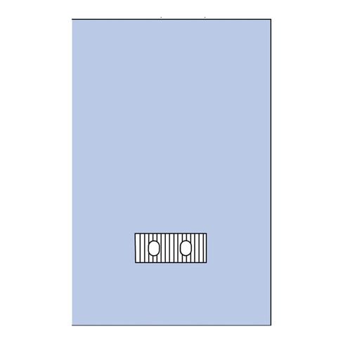 3M Health Care MMM 9056 Steri-Drape Bilateral Foot Drape, 77" x 118", Absorbent Impervious Material, 2 Adhesive Apertures (Pack of 26) in Saudi Arabia