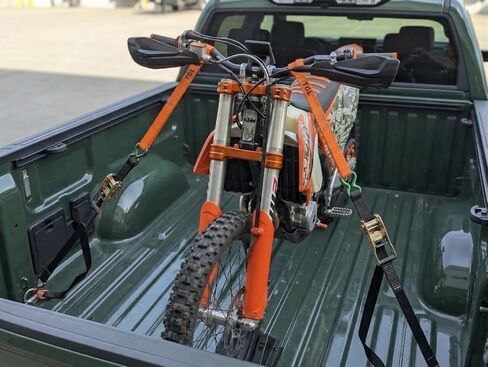 TGL Soft Loop Tie أسفل الأشرطة - سعة تحميل 2300 رطل - 4 حزمة - حلقات لتأمين ATV ، UTV ، الدراجات النارية ، الدراجات البخارية ، دراجات الأوساخ ، معدات الحديقة والحديقة ، الأشرعة ، المراسي ، تستخدم مع أشرطة السقاطة in Kuwait