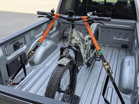 TGL Soft Loop Tie أسفل الأشرطة - سعة تحميل 2300 رطل - 4 حزمة - حلقات لتأمين ATV ، UTV ، الدراجات النارية ، الدراجات البخارية ، دراجات الأوساخ ، معدات الحديقة والحديقة ، الأشرعة ، المراسي ، تستخدم مع أشرطة السقاطة in Kuwait