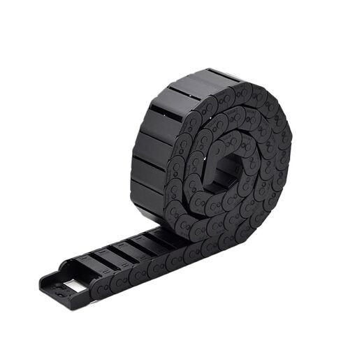 Cable Chain Semi-Enclosed 15 * 20 30 40 50mm Wire Transmission Carrier Plastic Drag Towline(28mm,15x20mm) in Saudi Arabia