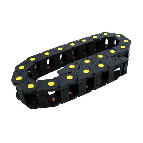 25x50mm 25*50mm نايلون Mochine Towline كابل بلاستيكي سلسلة سحب سلسلة جسر Slient L 1 متر لجهاز التوجيه in Kuwait