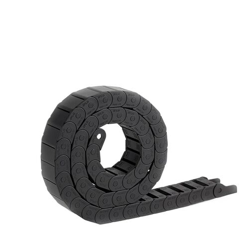 سلسلة كابل فتحة داخلية شبه مغلقة 15x15 15x20 15x30 ملحقات آلة نقل حبل السحب البلاستيكية (28 مم، 15 × 50 مم) in Kuwait