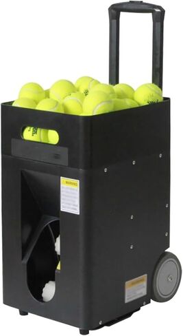 Portable Tennis Ball Machine,Automatic Throwing Machine Trainer/Thrower/Equipment for Daily Practice,Adjustable Launch Angle, 50 Balls, for Beginners Solo Training Sports in Saudi Arabia