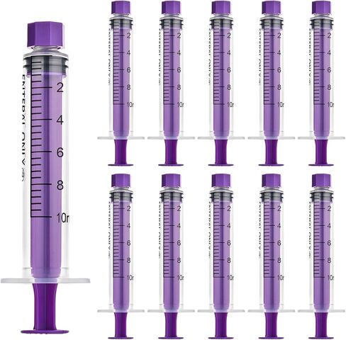60ml Syringe with Cap, 60cc Plastic Syringes for Liquid, Feeding, Individually Wrapped 30 Pack in Kuwait