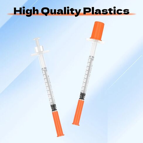 محاقن 0.5 مل/سم مكعب 31 قياس 1/4 بوصة 6 مم، محاقن للاستعمال مرة واحدة في المختبر بإبرة، عبوة من 50 قطعة in Kuwait