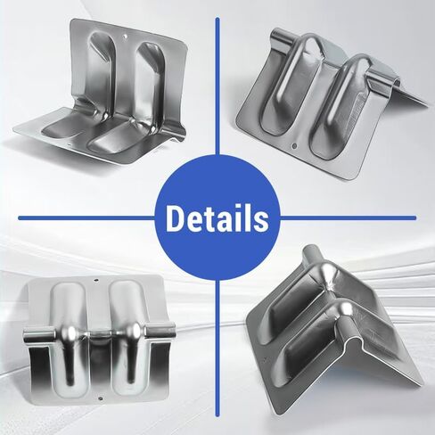 واقيات زوايا فولاذية لأشرطة ربط 20 قطعة - واقي حافة البضائع للشاحنات المسطحة، وحماية حمل البليت، ومستلزمات الشحن in Kuwait