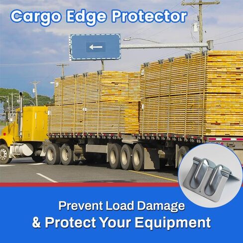 واقيات زوايا فولاذية لأشرطة ربط 20 قطعة - واقي حافة البضائع للشاحنات المسطحة، وحماية حمل البليت، ومستلزمات الشحن in Kuwait