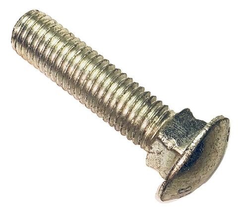M12 X 1.75 X 50mm Metric Carriage Bolt Fully Threaded Zinc Plated Grade 8.8 Steel (Pack-5) in Kuwait