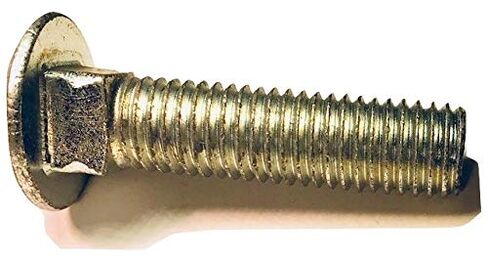 M12 X 1.75 X 50mm Metric Carriage Bolt Fully Threaded Zinc Plated Grade 8.8 Steel (Pack-5) in Kuwait