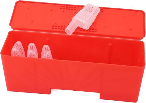 Queen Bee Cage Set, 21 Pieces, Queen Bee Cage, Prevent Injuries, Transport, Queen Bee Isolator in Saudi Arabia