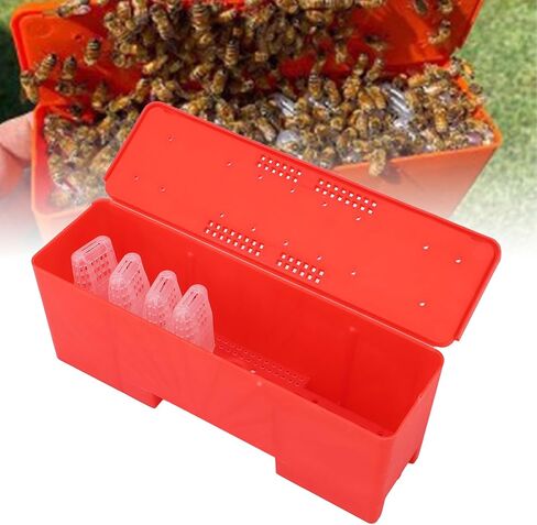 Queen Bee Cage Set, 21 Pieces, Queen Bee Cage, Prevent Injuries, Transport, Queen Bee Isolator in Saudi Arabia