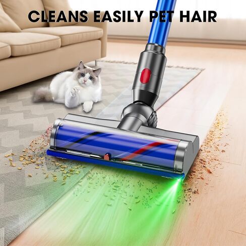 Handheld Vacuum Cordless, 16000Pa 160W Car Vacuum Cleaner with LED Screen,30Min Powerful Hand Held Vacuum Cleaner Portable Cordless Lightweight LED Light Fast Charge Multi-Nozzles for Home Car Office in Kuwait