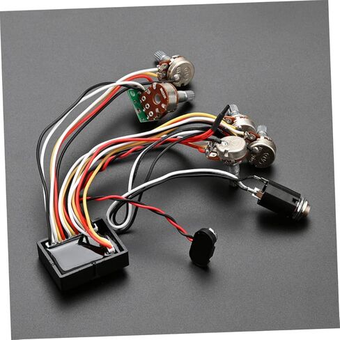 Kisangel Active Bass Circuit Wiring Harness GU244 Preamp for Electric Bass Guitar Pickup Replacement Accessories in Saudi Arabia