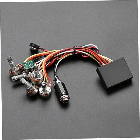 Kisangel Active Bass Circuit Wiring Harness GU244 Preamp for Electric Bass Guitar Pickup Replacement Accessories in Saudi Arabia