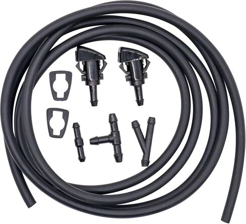 Hisport Windshield Sprinkler Wiper Moodzle - متوافق مع Honda Odyssey 2011 2012 2013 2014 2015 2015 2017 - استبدل 76810 -TK8 -A01 （Side） in Kuwait