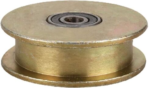 Track Wheel, Heavy Duty Bearing Roller Wheel H Type Groove Pulley Steel Track Rail Rigid Caster,1Pcs(100mm/4in) in Saudi Arabia