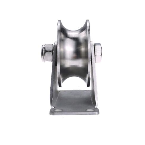 Track Wheel, Roller Wheels,Heavy Duty Sheaves Track Pulley,304 Stainless Steel Directional,for Wire Rope Rail(V Type) in Saudi Arabia