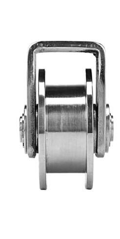 Track Wheel, Pulley Roller,Grooved Wheel,Track,1pcs 304 Stainless Steel U/V/H Groove,Caster(H Type 68 * 22mm) in Saudi Arabia