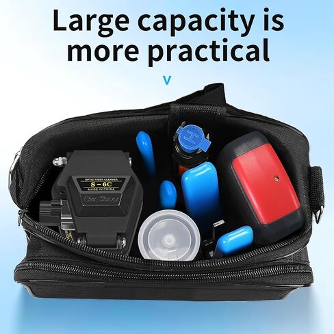 مجموعة أدوات الألياف الضوئية 9 في 1 FTTH مجهزة بقاطع الألياف الضوئية S-6C ومقياس الطاقة الضوئية عالي الدقة D7 (-70~+10dBm) بالإضافة إلى مجموعة أدوات ألياف تقشير الأسلاك in Kuwait