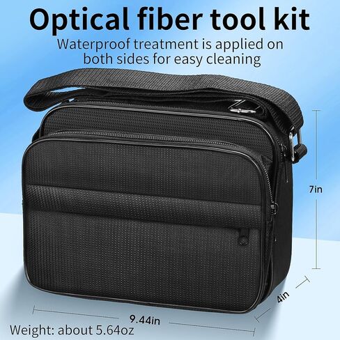 مجموعة أدوات الألياف الضوئية 9 في 1 FTTH مجهزة بقاطع الألياف الضوئية S-6C ومقياس الطاقة الضوئية عالي الدقة D7 (-70~+10dBm) بالإضافة إلى مجموعة أدوات ألياف تقشير الأسلاك in Kuwait