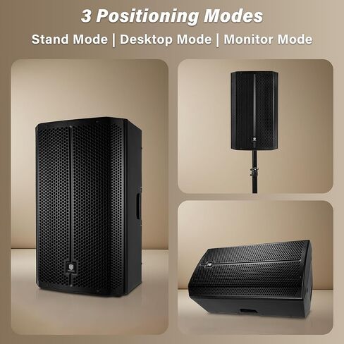 نظام مكبر صوت PA احترافي مقاس 15 بوصة بقدرة 1500 وات، وخلاط ثلاثي القنوات مع DSP، وإقران بلوتوث ولاسلكي TWS، وشاشة لعربات DJ، والأحداث الحية، والحفلات، واستخدام المسرح in Kuwait