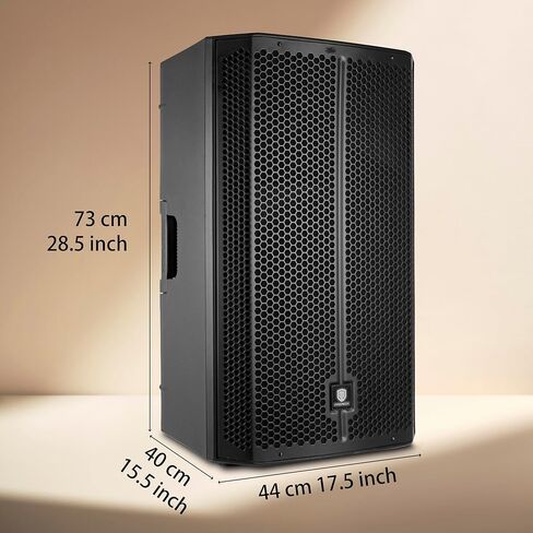 نظام مكبر صوت PA احترافي مقاس 15 بوصة بقدرة 1500 وات، وخلاط ثلاثي القنوات مع DSP، وإقران بلوتوث ولاسلكي TWS، وشاشة لعربات DJ، والأحداث الحية، والحفلات، واستخدام المسرح in Kuwait